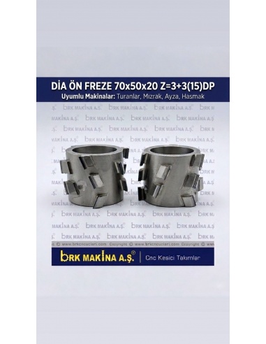 DİA ÖN FREZE 70X50X20 3+3
